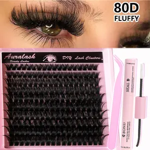 80D 180PCS D CURL 12-20mm Cute Pink Portable Lash Extension Kit, Dense & Voluminous Lashes, Upgraded Gentle Lash Glue, Easy-to-Use Tweezers & Brush, Perfect for Beginners, DIY Lash Application at Home. Trending Keywords: Long-Lasting Lashes, DIY Lash Kit,