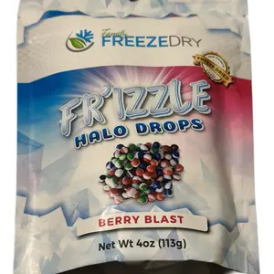 Freeze dried skittles Candy Sweet Snack Crunch Candies Flavor