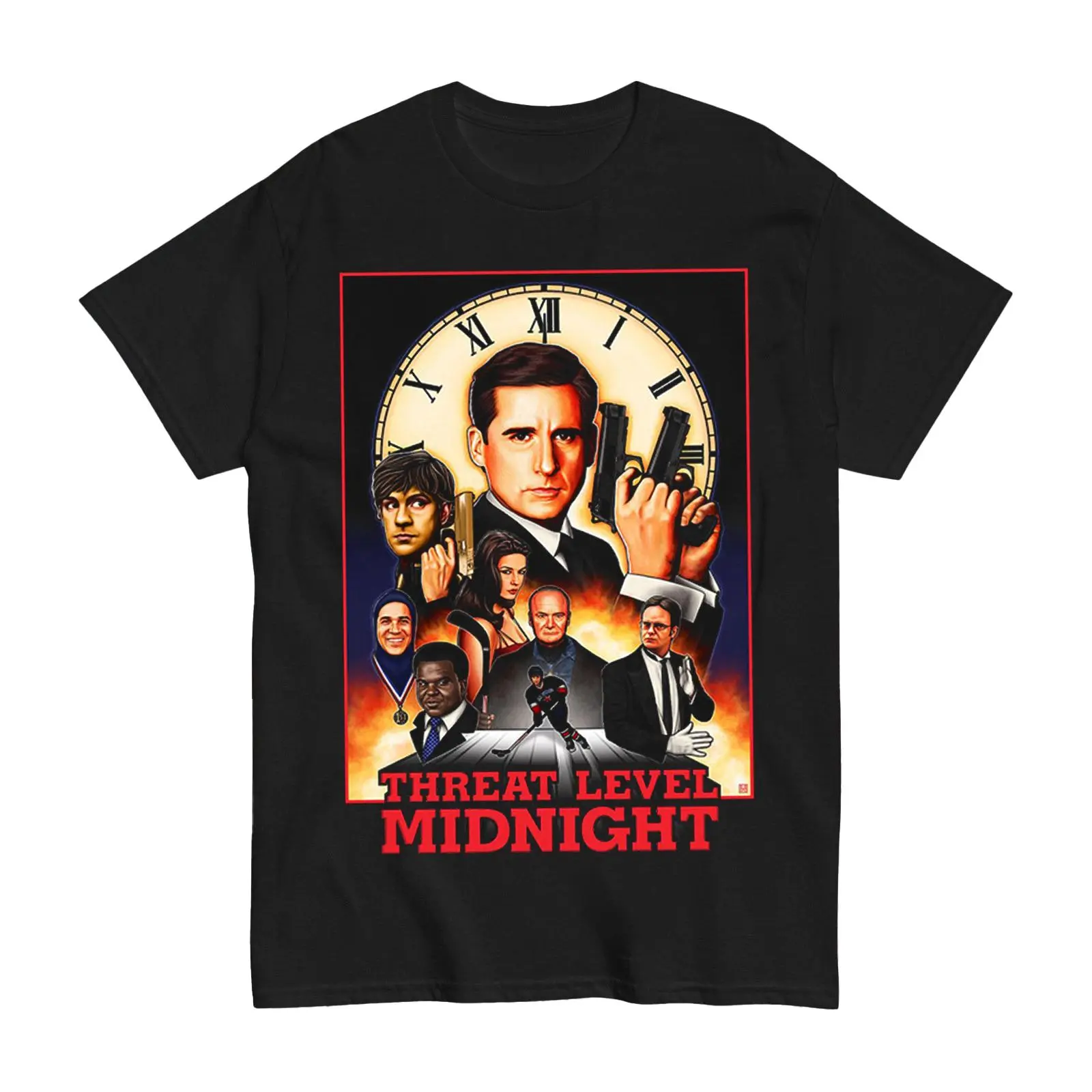 The Office Threat Level Midnight Poster T-Shirt – Classic TV Romance Graphic Tee