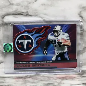 Eddie George Titans Custom Football Card One of One