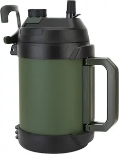 128oz Large Insulated Stainless Steel Sports Water Jug, Large Triple Wall Vacuum Insulation Water Bottle-Keeps Cold up to 48 Hrs-Sweat Proof,for Gym, Hiking & Camping