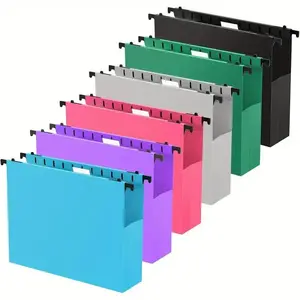 Hanging File Folder, 6 Counts, Paper Organizers, Expandable Side File Folder for Large Documents, Office Stationery & Supplies