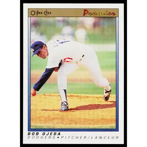 Bob Ojeda 1991 O-Pee-Chee Premier #91 Los Angeles Dodgers