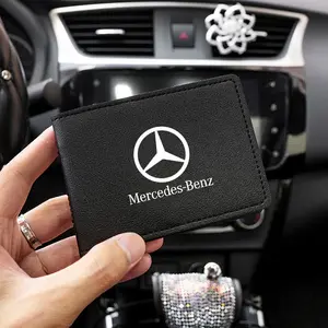 Car Driver License Bag Purse, Business Credit Card Holder, License Holder for Mercedes-Benz Models, Essential Car Accessories