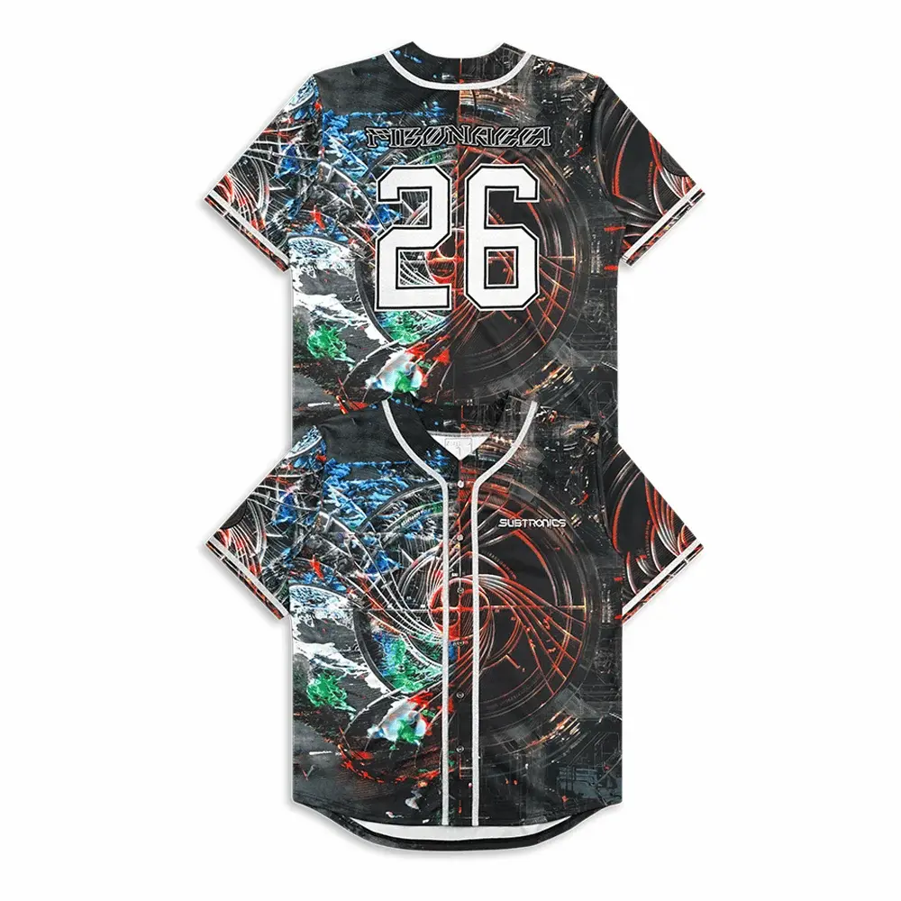Subtronics Merch Subtronics Fibonacci Tour Baseball Jersey Shirt Gift For Friends