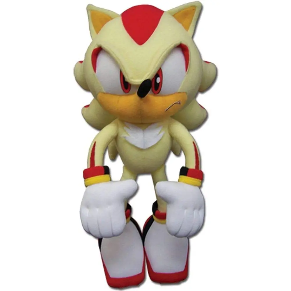 Sonic The Hedgehog Super Shadow 12" Collectible Plush Stuffed Animal, Entertainment Toy, Stuffed Animals