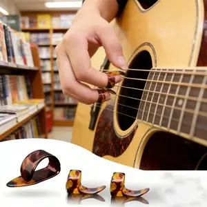6pcs/12pcs Easy-to-Use Finger Picks with Thumb Picks, Perfect for Guitar Banjo & Ukulele Lovers