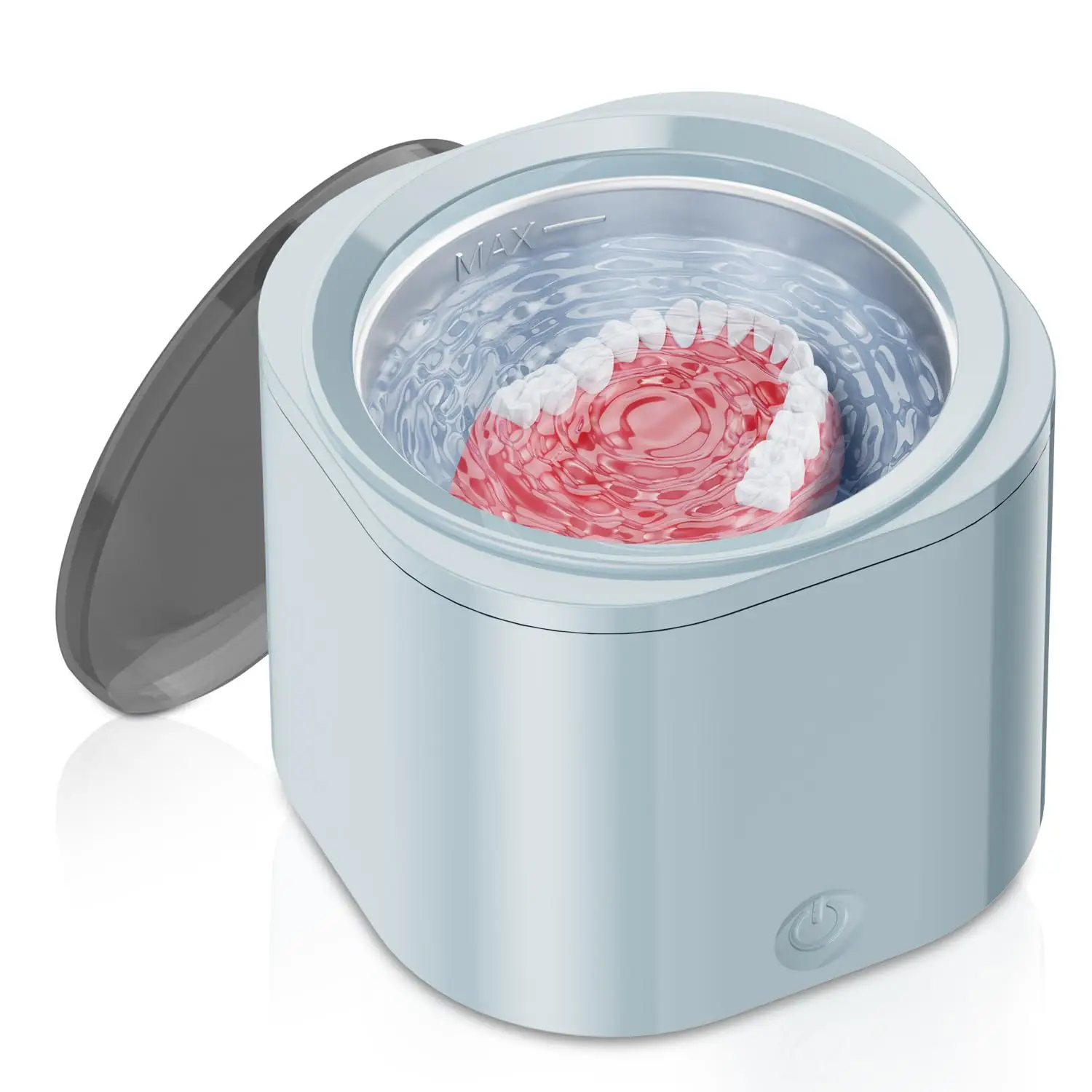 Kaitse Ultrasonic Cleaner for Retainers & Dentures: 25W Professional Cleaner for...