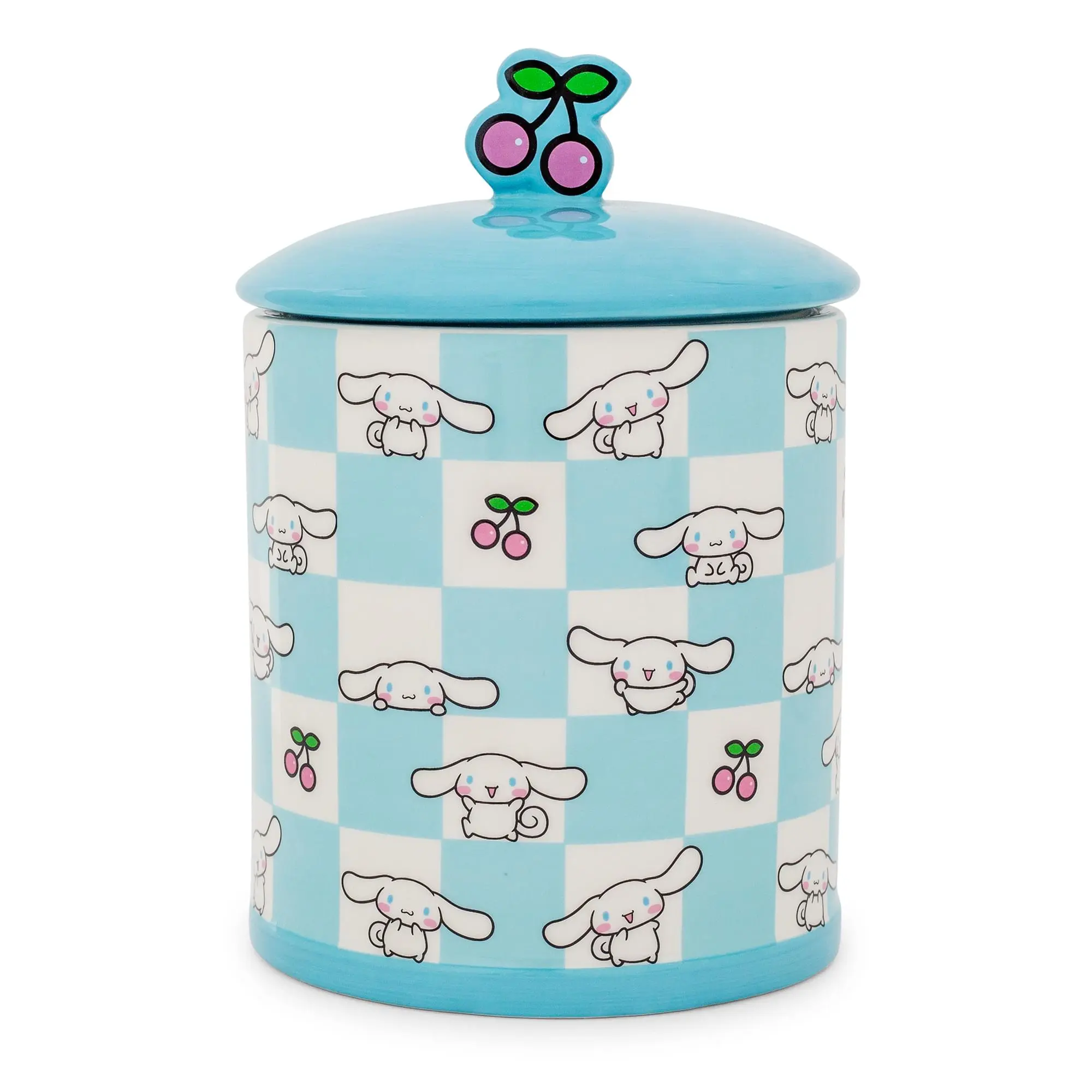 Sanrio Cinnamoroll Cherry Ceramic Snack Jar | Holds 64 Ounces Sanrio Cinnamoroll Cherry Ceramic Snack Jar | Holds 64 Ounces