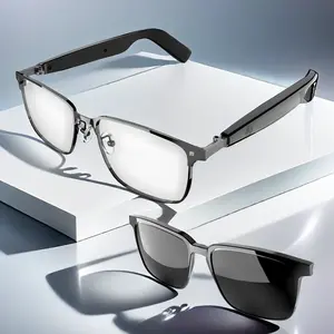 Fashion Music Sunglasses Smart Glasses UV Protection Wireless Touch Control Listen to Songs Talk on Phone Summer Cool Gift
