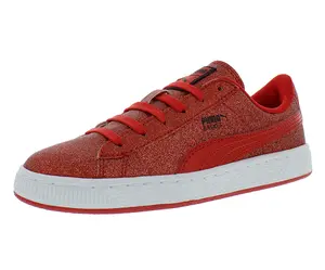 Puma Basket Holiday Glitz Casual Juniors Shoe