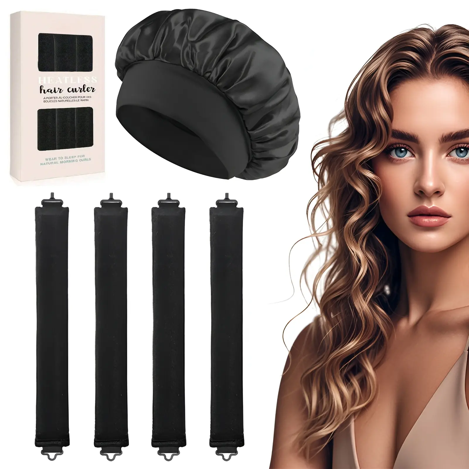 Black curling iron