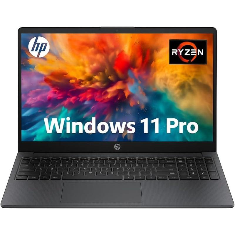 HP Business Laptop 15.6 FHD AMD Ryzen 7 7730U 32GB RAM 1TB SSD Numeric Keypad Webcam Windows 11 Pro Copilot AI WiFi 6 Bluetooth for Work and Study