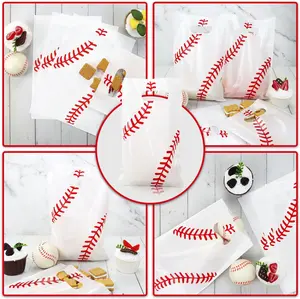 QUERICKY 100Pcs Baseball Goodie Bags for Kids Baseball Party Supplies