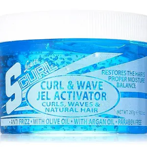 Luster's S Curl Wave Gel and Activator 10.5 Ounce Unisex Hair Gel with Olive & Argan Oil Paraben Free Anti Frizz
