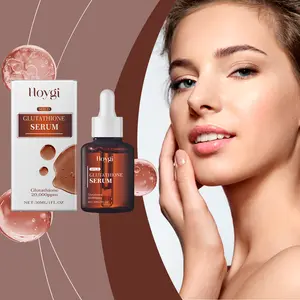 Hoygi Glutathione Facial Serum Double Action Brightening & Anti-Aging Improves Elasticity Hydrates for Glowing Skin 30ml