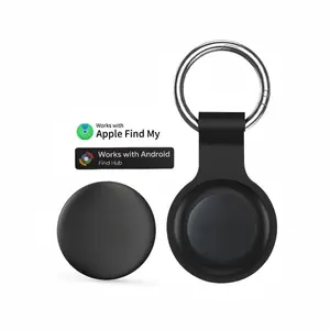 Smart tracking anti-lost tag (1 pack), compatible with Apple iOS / Google Android "Find My" apps (supports both iOS and Android systems), features a replaceable battery, and is suitable for luggage, bags, wallets, backpacks, keys, and pets.