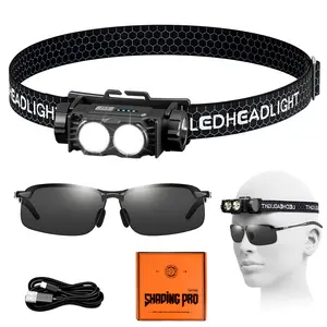 TATTOO VISION Tattoo Shading Pro Light Kit with Anti-Reflective Sunglasses & Clip-On Glasses for Precise Tattoo Colouring Details Makeup & Cosmetic Use