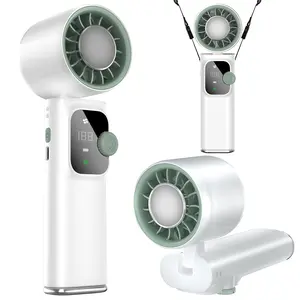 Portable Fan Handheld High Speed 199 Adjustable Levels Foldable for Summer Travel Vacation Essentials Outdoor Activities Cool Fan Folding 4000mAh Battery Type-C Protection