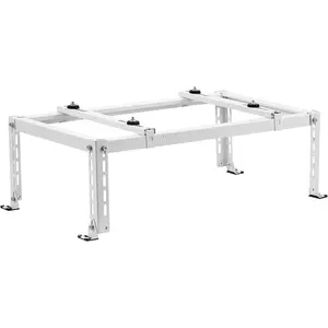 VEVOR Mini Split Ground Stand, Adjustable Anti-Vibration Mini Split Stand for 9000-60000 BTU Ductless Air Conditioner Heat Pump, Heavy Duty AC Base Bracket Floor Mount w/ 770LBS Max. Load CapacityVEVOR Super Brand Day
