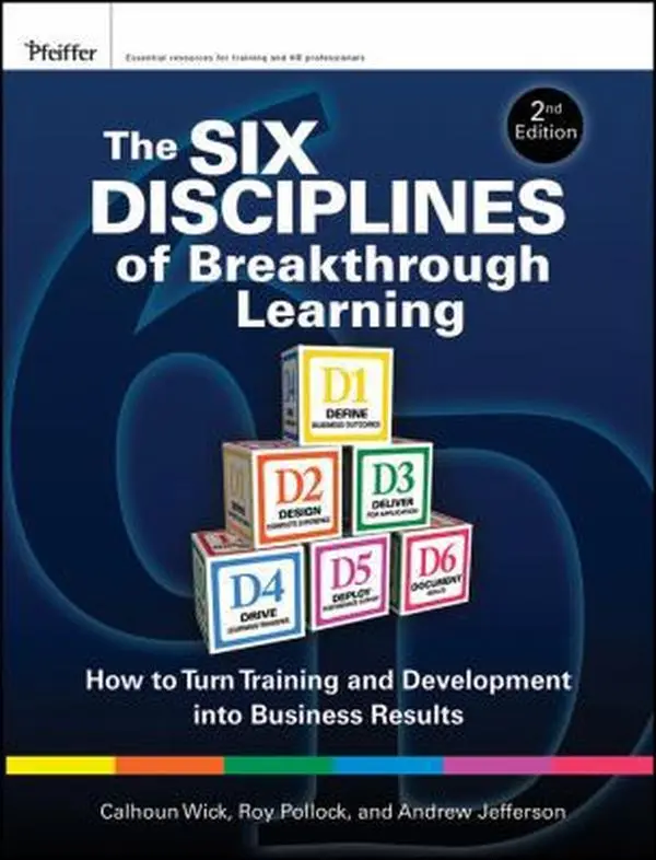 USED-The Six Disciplines of Breakthrough Learning: How to Turn Training and Development into Business Results by Calhoun W. Wick (Hardcover)