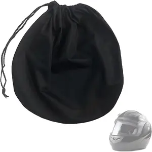 1 Pack Motorbike Helmet Bag Made of Durable Polyester Fleece for Protection and Portability