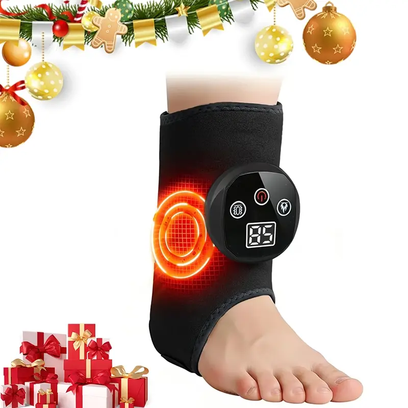 The new electric foot massager combines hot compress and vibration massage functions, suitable for massaging the calves, feet, ankles, and arms. It has 3 massage modes and is suitable for gift giving, USB Rechargeable Massagers