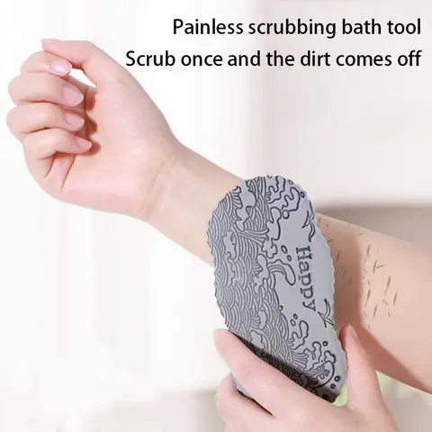 2pcs Magic Exfoliating Bath Sponges - 3D Super Soft Skin-Friendly Eco-Friendly High-Tenacity Reusable Body Back Scrubber, Gentle Dead Cell Removal Tool for Normal Whole Body Use, Christmas & New Year Gifts (Random Color)