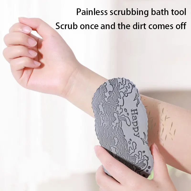 2pcs Magic Exfoliating Bath Sponges - 3D Super Soft Skin-Friendly Eco-Friendly High-Tenacity Reusable Body Back Scrubber, Gentle Dead Cell Removal Tool for Normal Whole Body Use, Christmas & New Year Gifts (Random Color)