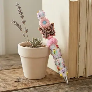 Live Click Here - Handcrafted Beaded Pens with Unique Bead Design