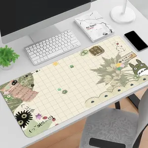 [SALE UP TO 50% + FREE SHIP] RGB Anime Mouse Pad, Kawaii Studio Ghibli Inspired Desk Mat, XXL LED Decoden Gaming Desk Mat, Cute Cartoon Decor, Gift for Otaku