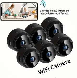 2026 Hot Item DFM4/6pcs Mini Wireless Surveillance Camera with 2.4G WiFi, HD 1080P, Supports 128GB Cards, Night Vision, Audio, USB Power, Remote View, Wide-angle, Easy to Carry, for Home, Pet, Bedroom, Black Fridays. (Optional Monitoring Card Set)
