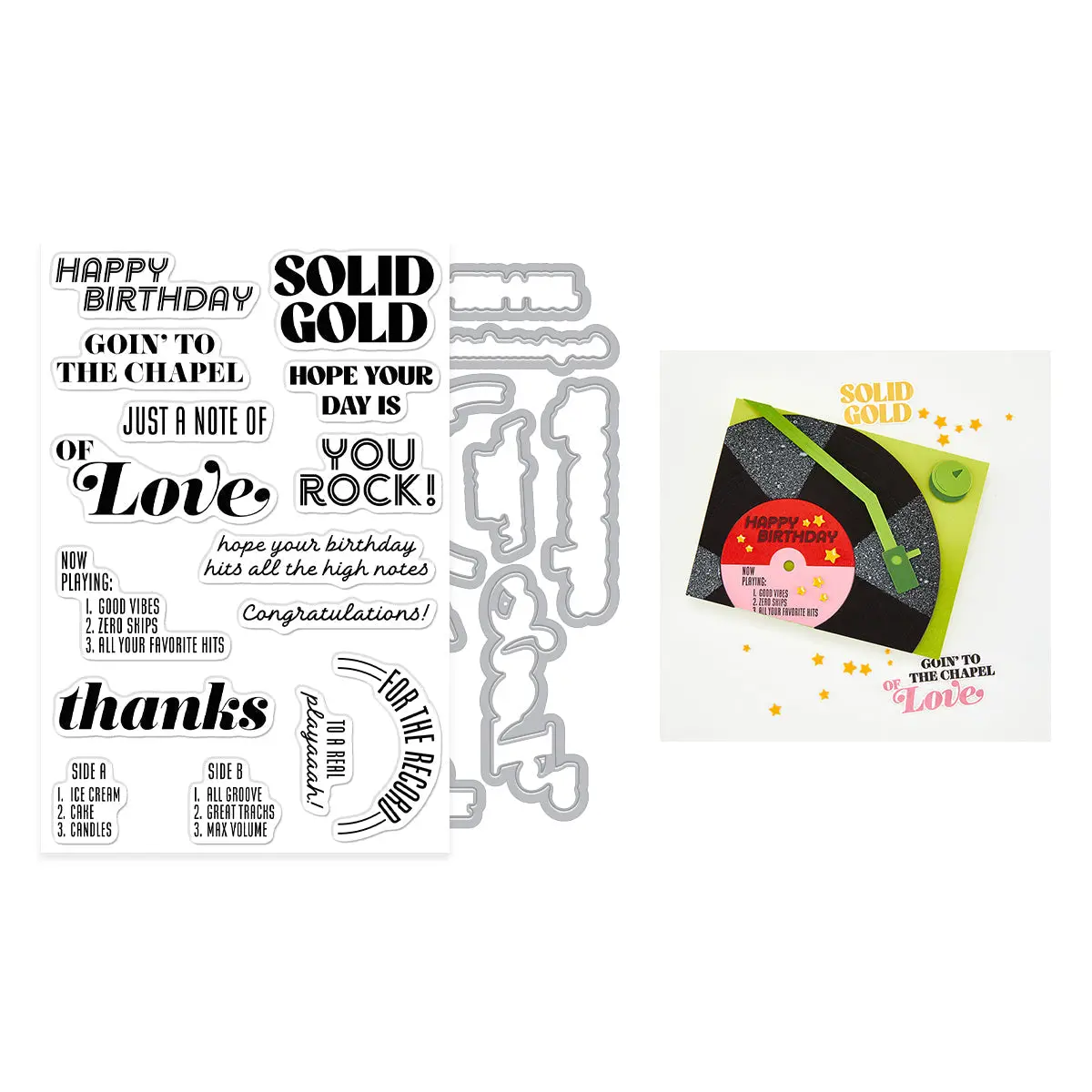 Solid Gold Stamp & Cut Solid Gold Stamp & Cut