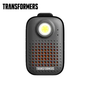 Transformers TF-Y07 PRO Bluetooth Speaker Dual Wear Design with Magnetic/Clip Collar, HiFi Stereo Sound, IPX67 Waterproof