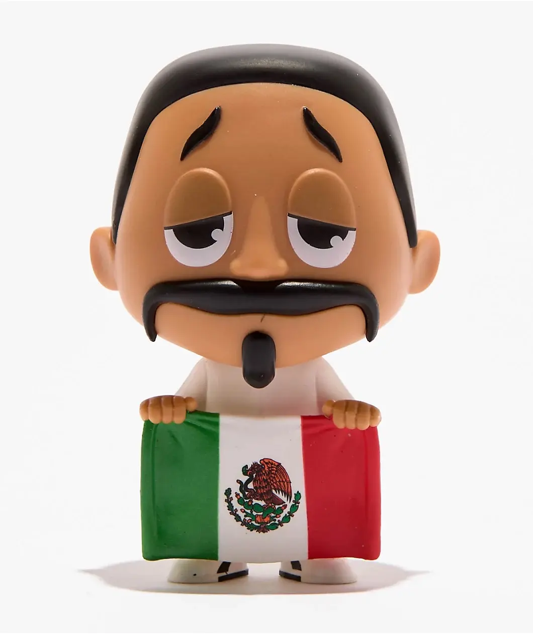 HOMIES OG BIG HEADZ Figure Series #4 DGA Collectible - 4 Inch Collectible Figure Holding Mexican Flag