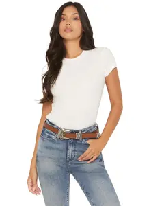 Shyanne Women's Women'S Teagan Skinny 3-Piece Buckle Belt - Sasp25bt5-Bn