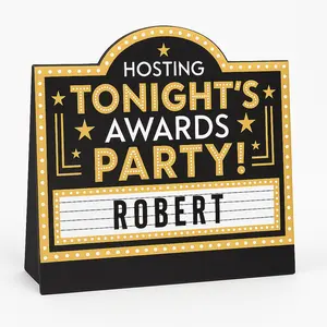 Hollywood Awards Night Customizable Message Board Sign