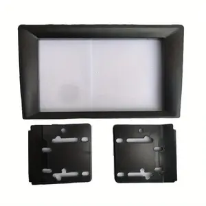Car Radio Frame, 9-Inch Frame for Universal Radio, Auto Audio Dash Kit Installation Frame Trim Bezel