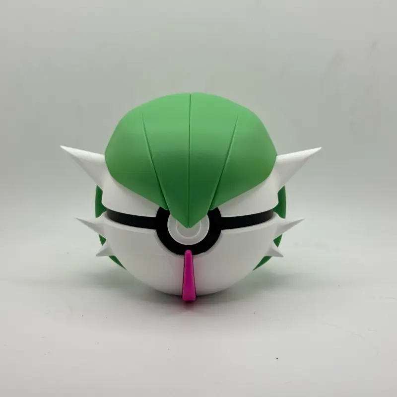 Gardevoir Psychic Pokéball - Premium Handcrafted Collectible Display Ball, Artistic Design with Flow Lines, 3 Sizes, Decorative Use Art Toy for Pokémon Fans by The Card Guy TCGs