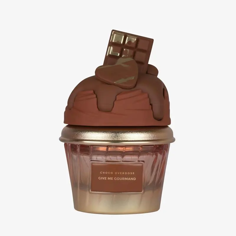 Men's 75ml Long-Lasting Choco Overdose Give Me Gourmand Collection Perfume Spray - Dark Chocolate Fudge & Caramel Scent, Single Item, for Daily Use or Special Occasions, Cozy Gift Idea