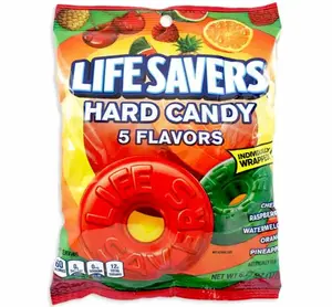 LifeSavers Hard Candy Singles - 5 Flavors: 4.5LB Case