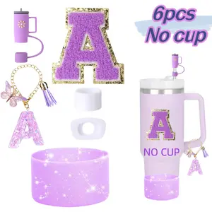 no cup,Sparking Stanley Cup Accessories Set (for 30oz/40oz Cups, Tumbler), Elegant Gift Box Packaging, Perfect Gift Choice, Birthday, Christmas, New Year, Valentine's Day