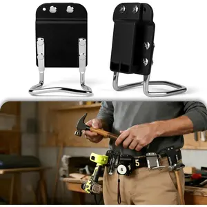 Tape Measure and Holder, Low-Belt Clip & Holster Fits Up to 2-Inch Belts, Quick Access for TapeMeasure,,, Pry Bar