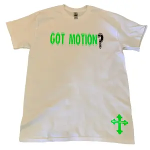 Slime green & Black Got Motion Tee, Unisex Streetwear T-Shirt