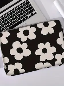 Floral Pattern Laptop Bag, Soft Laptop Cover, Laptop Zipper Storage Bag, Suitable for Laptop, Tablet Cover, Laptop Accessories, Laptop Sleeve