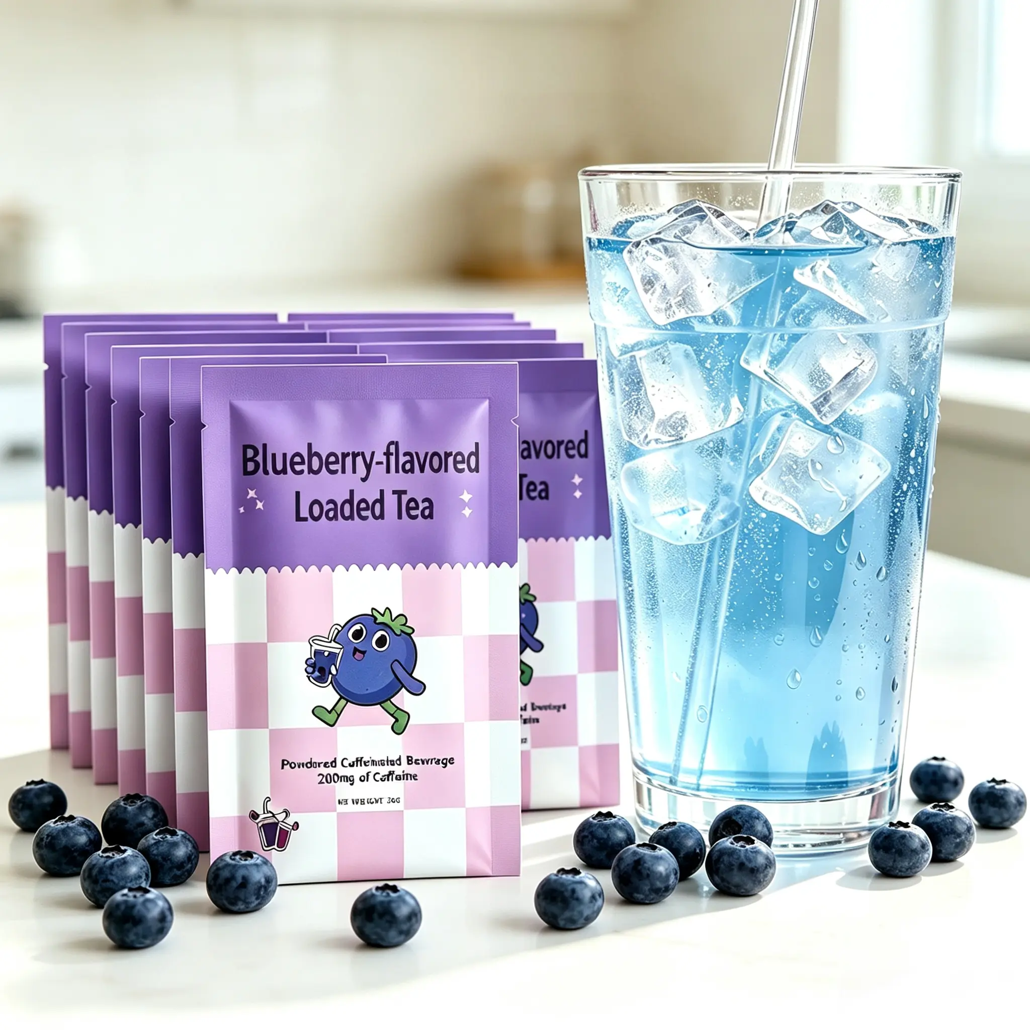Loaded Tea - Powder Mix (10-Pack,32 oz) I Caffeinated Beverage Mix | Sugar Free |Refreshing I Low-Calorie Energy Drink Mix
