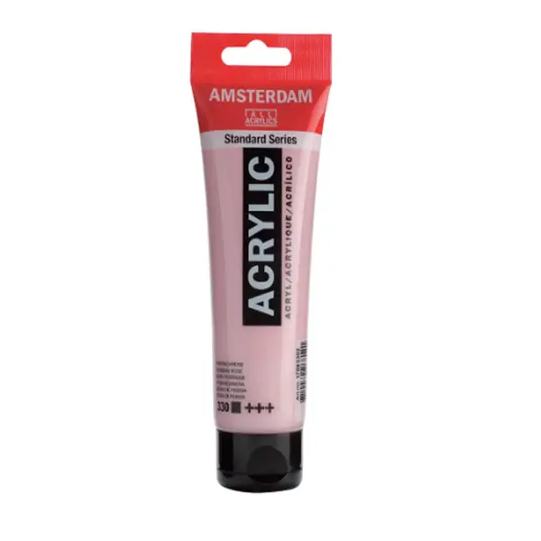 Acrylic Paint, Persian Rose 120ml Tube, Medium Body Water-Based Acrylic Paint for Canvas, Wood