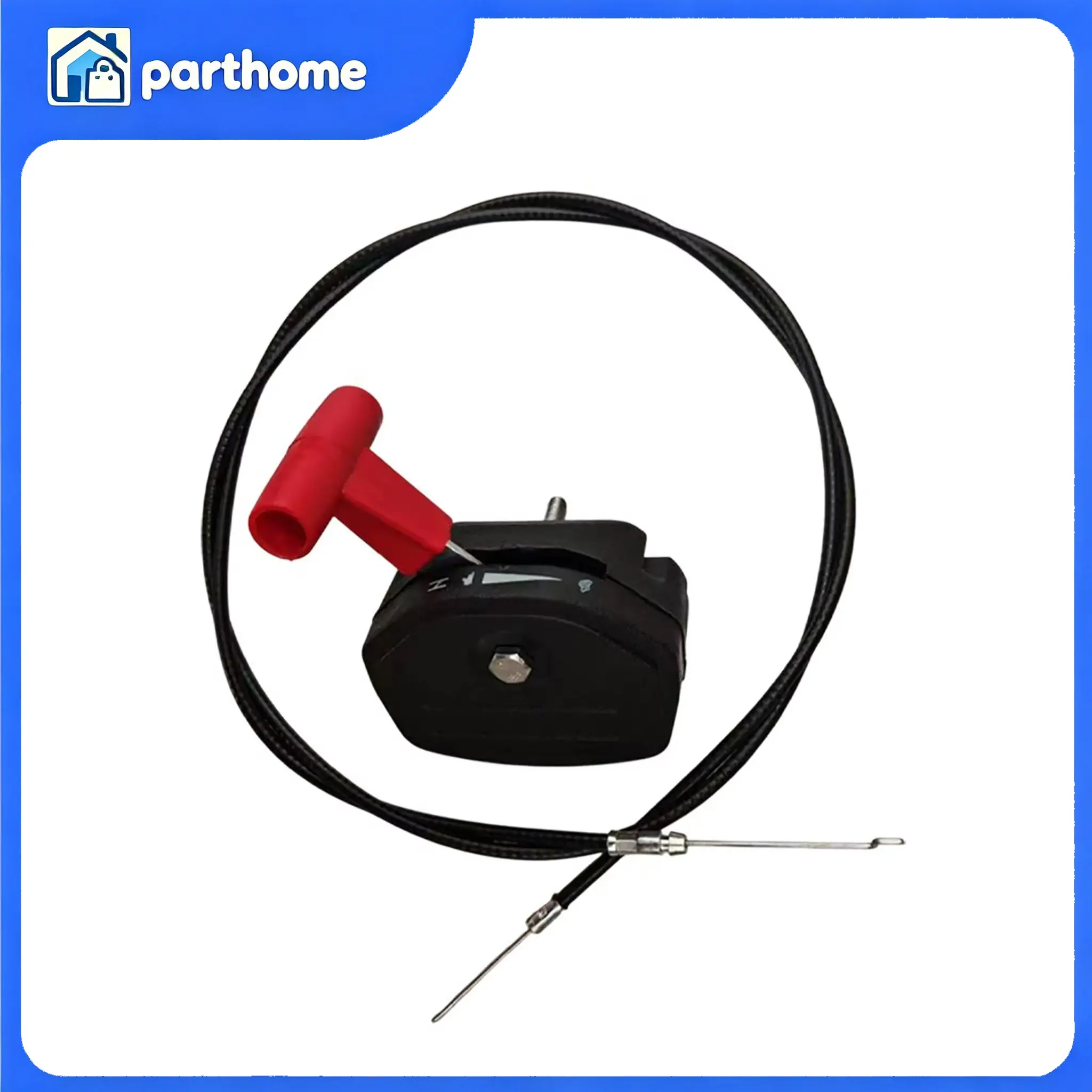 56 inch Throttle Cable with Handle For Push Lawn Mower Control Lever Replacement