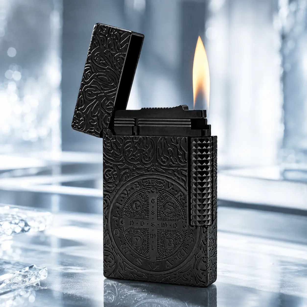 DPT Constantine Black Metal Lighter (NO FUEL) 140g Brass gift for bf