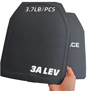 2PCS 10x12 Inch Training Weight Plates for Weighted Vest (3.7LB Each) - Strength Training Plates for Workouts, Cross Training & Resistance Exercises